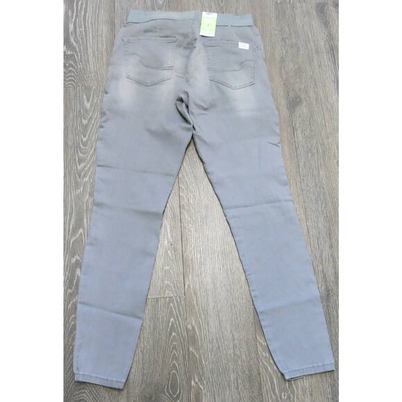 SIGNATURE LEVIS *NWT* Modern Ankle Jegging Size 4 Elastic Waist Mid Rise Gray - Picture 3 of 10